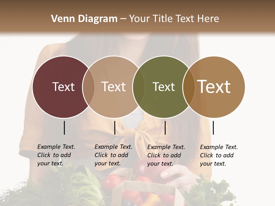 Vegetable Bag Young PowerPoint Template