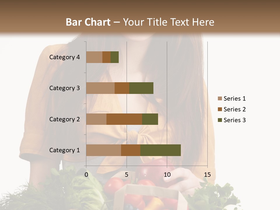 Vegetable Bag Young PowerPoint Template