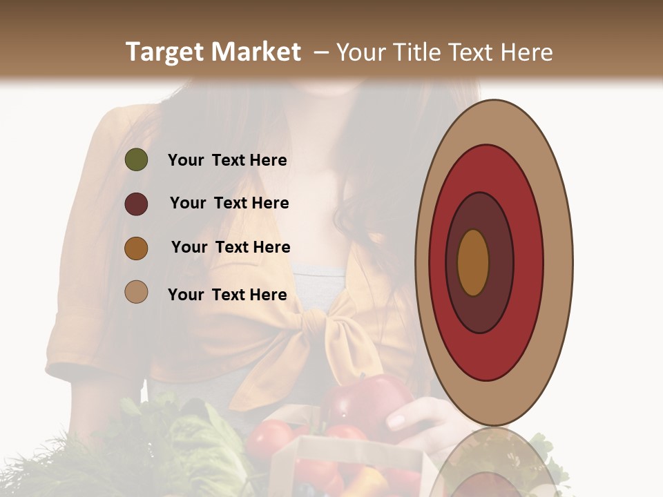 Vegetable Bag Young PowerPoint Template