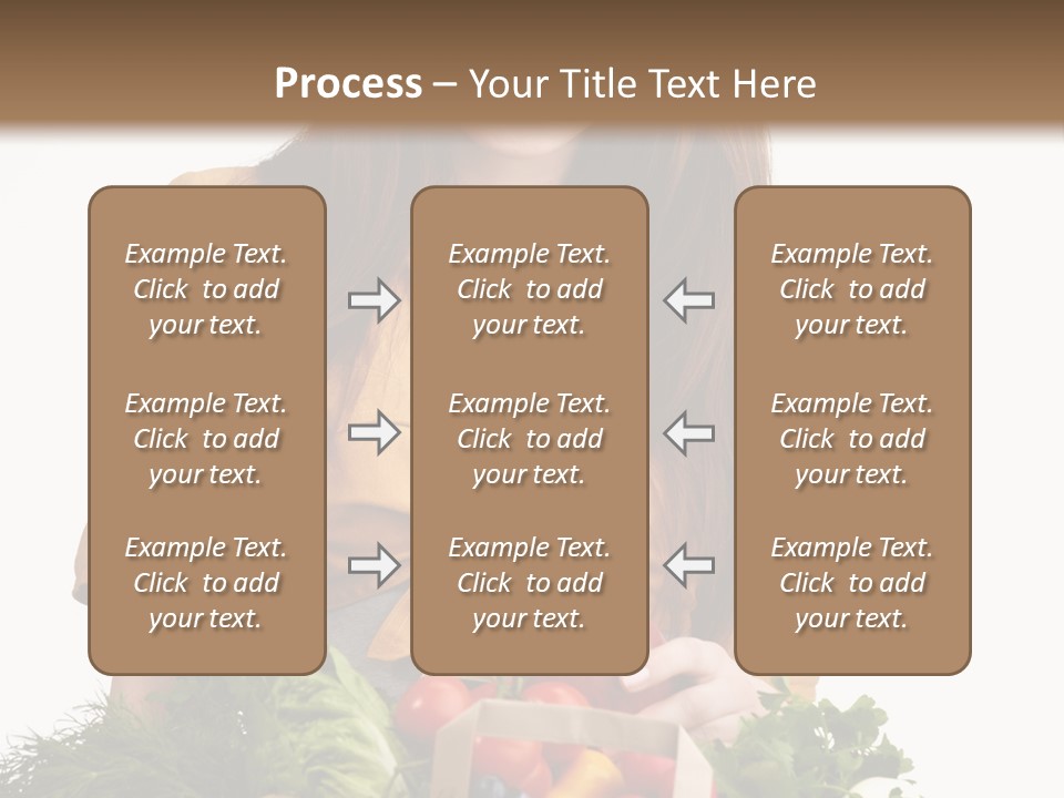 Vegetable Bag Young PowerPoint Template