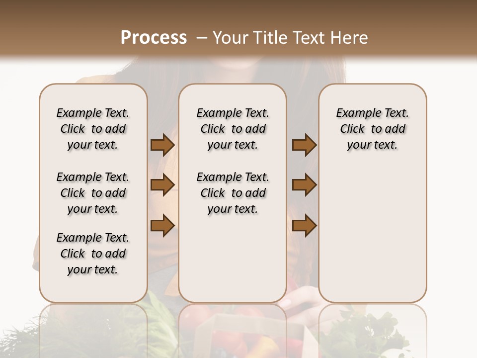 Vegetable Bag Young PowerPoint Template