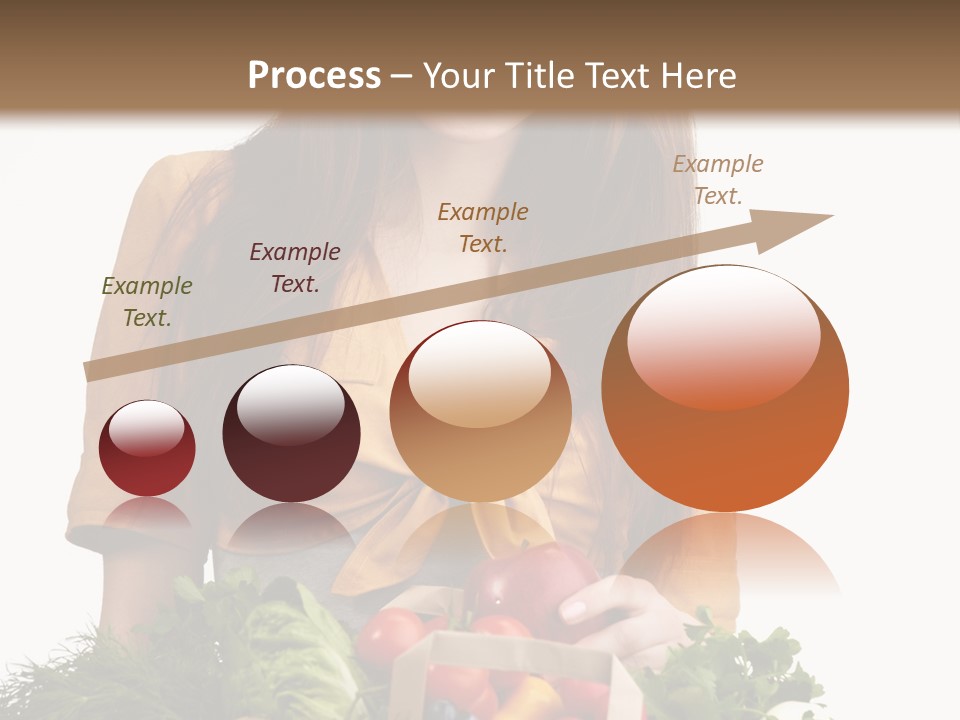 Vegetable Bag Young PowerPoint Template