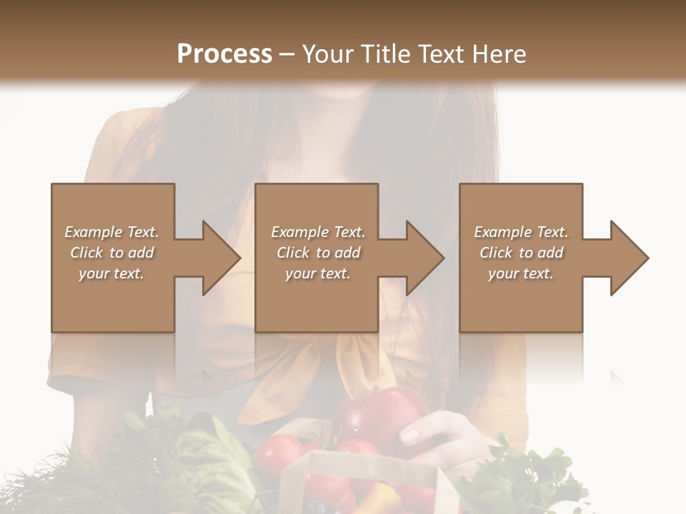 Vegetable Bag Young PowerPoint Template