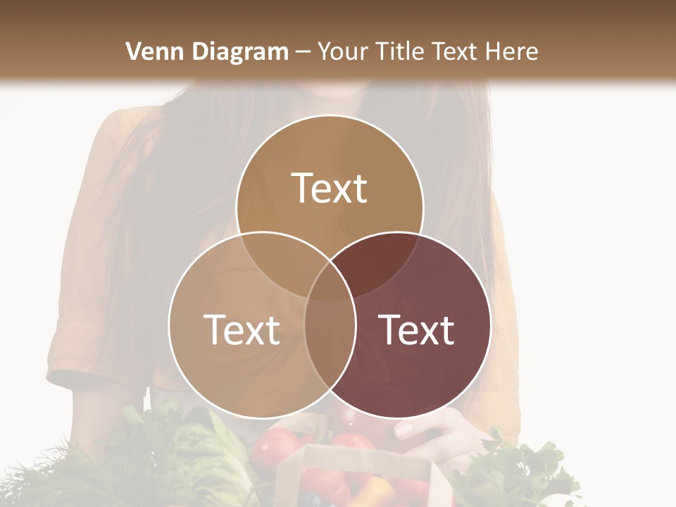 Vegetable Bag Young PowerPoint Template