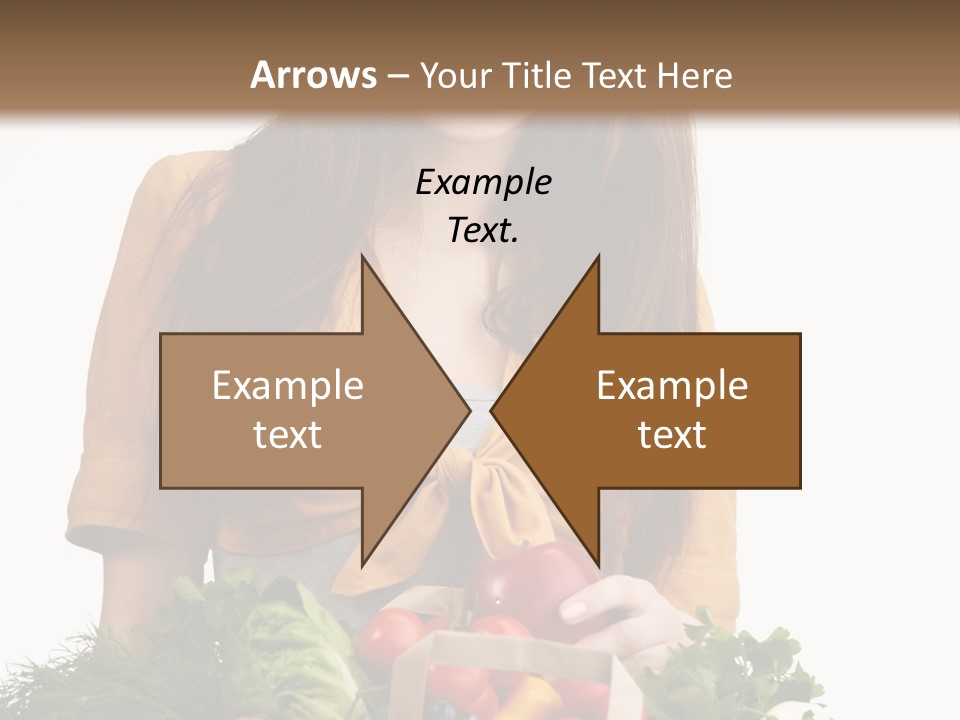 Vegetable Bag Young PowerPoint Template