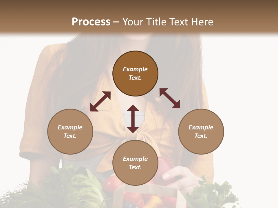 Vegetable Bag Young PowerPoint Template