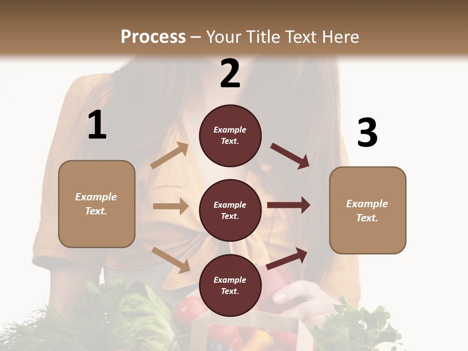 Vegetable Bag Young PowerPoint Template