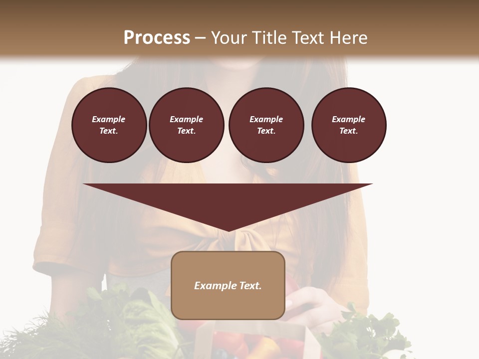 Vegetable Bag Young PowerPoint Template