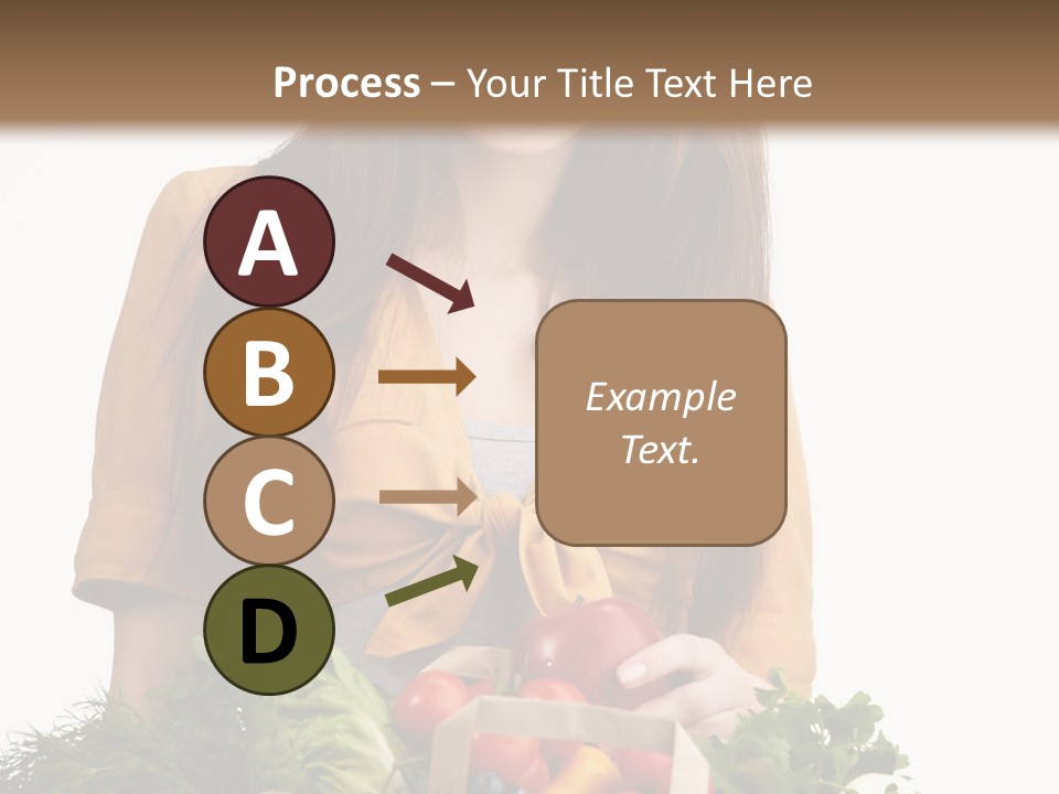 Vegetable Bag Young PowerPoint Template