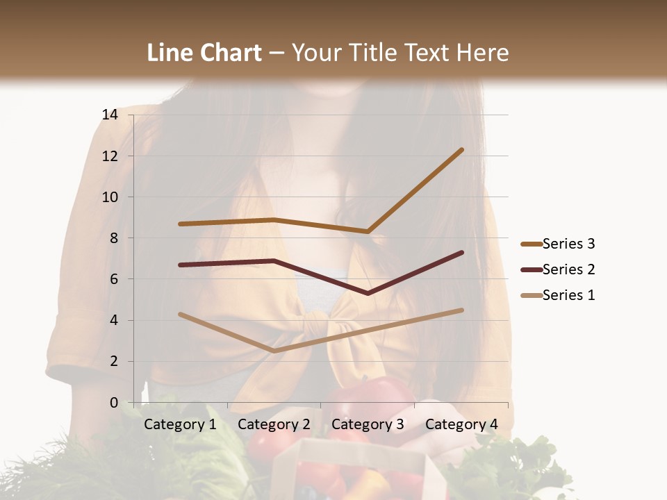 Vegetable Bag Young PowerPoint Template