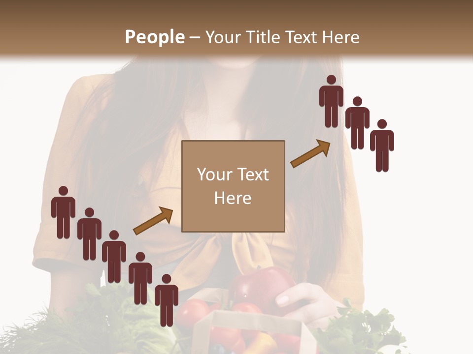 Vegetable Bag Young PowerPoint Template