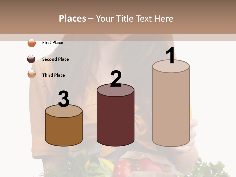 Isolated Paper Female PowerPoint Template