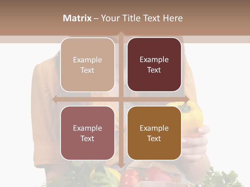 Isolated Paper Female PowerPoint Template