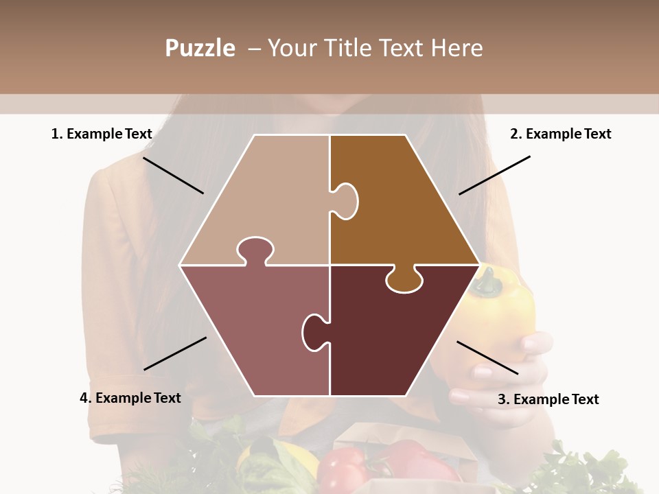 Isolated Paper Female PowerPoint Template