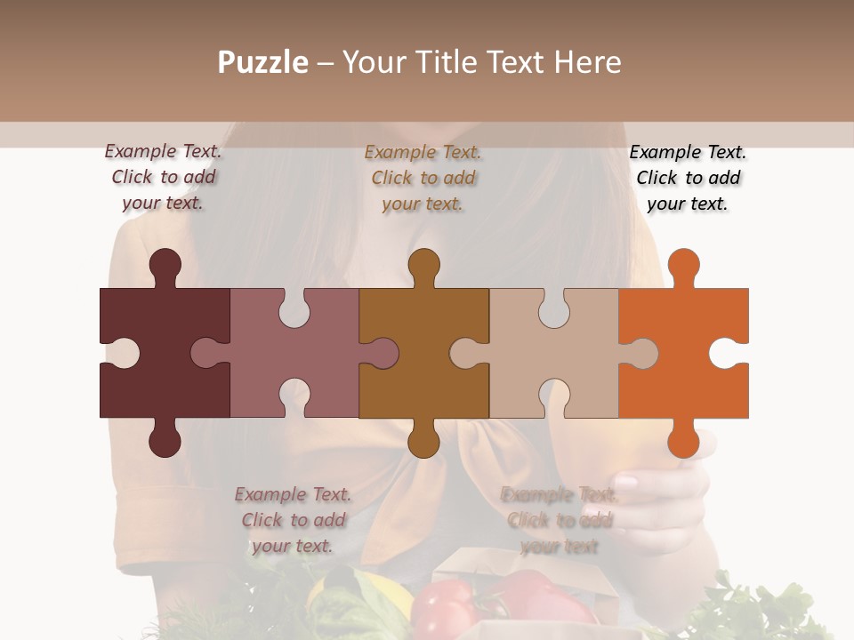 Isolated Paper Female PowerPoint Template