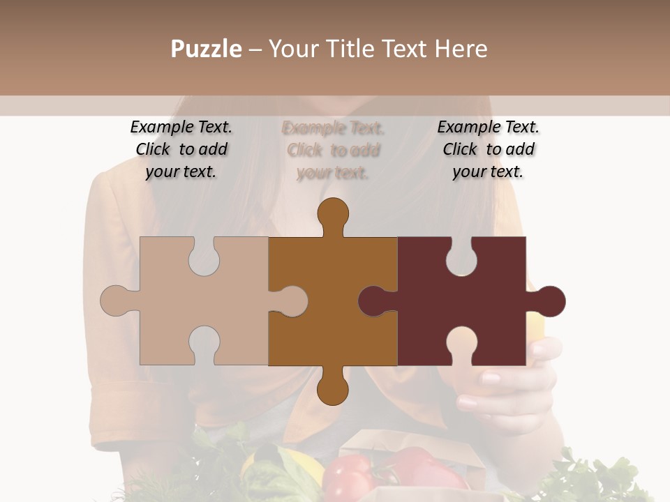 Isolated Paper Female PowerPoint Template