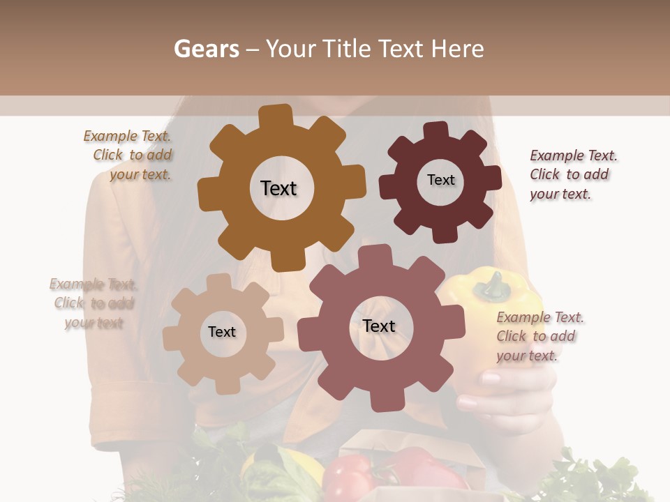 Isolated Paper Female PowerPoint Template