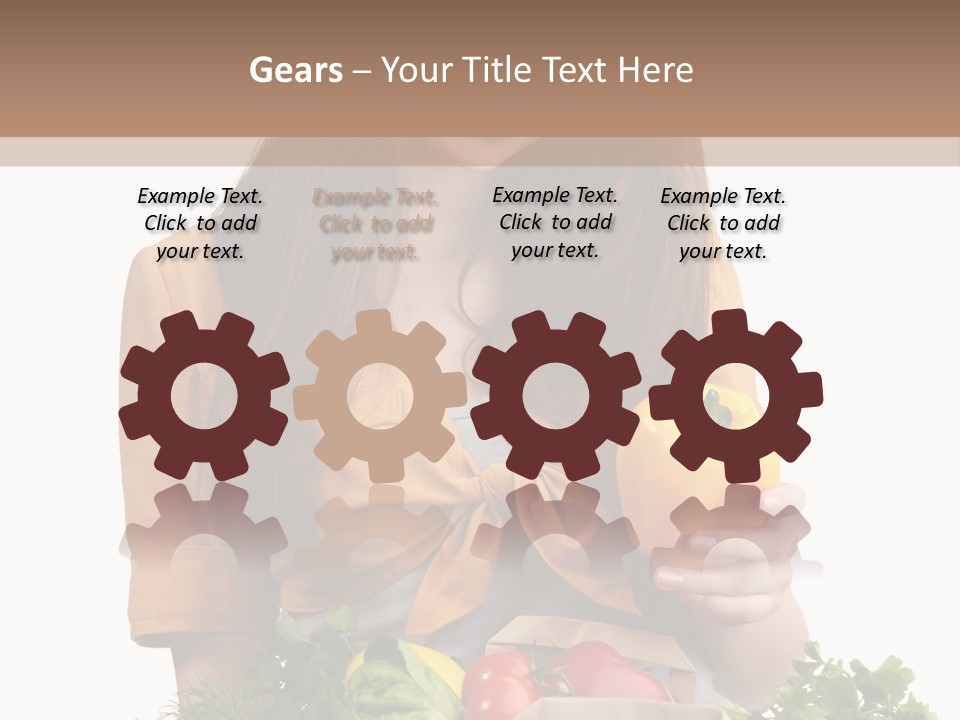 Isolated Paper Female PowerPoint Template