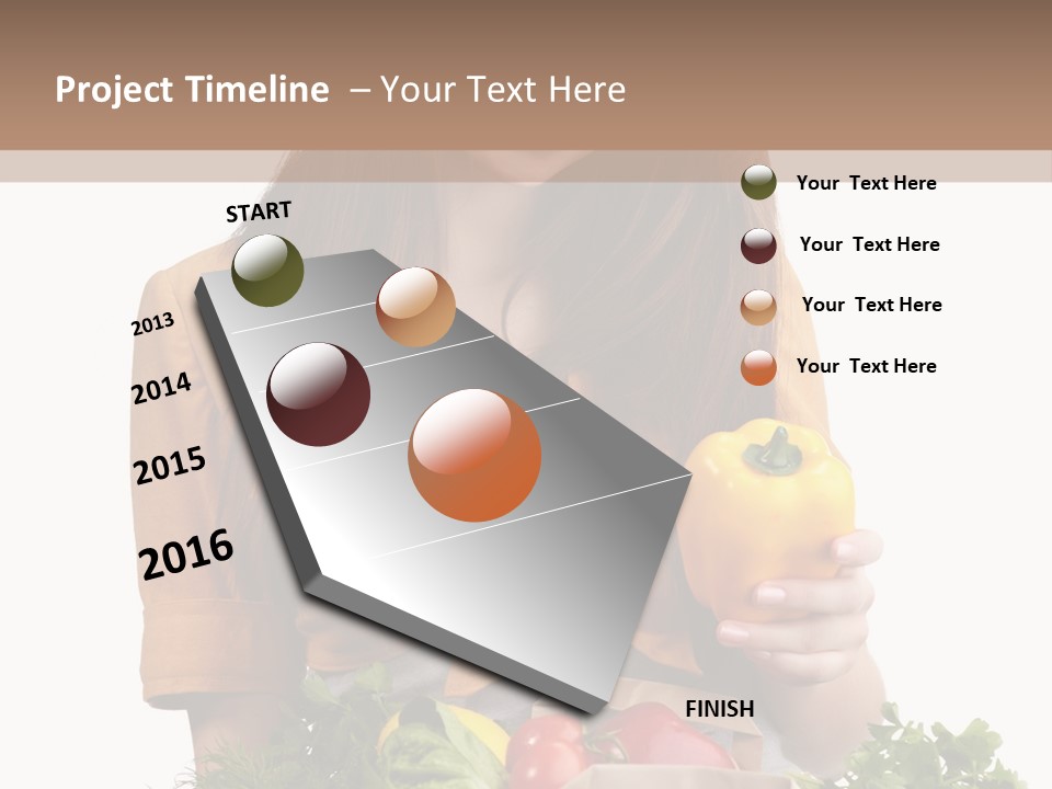 Isolated Paper Female PowerPoint Template