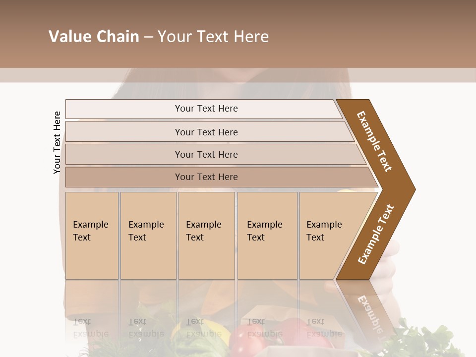Isolated Paper Female PowerPoint Template
