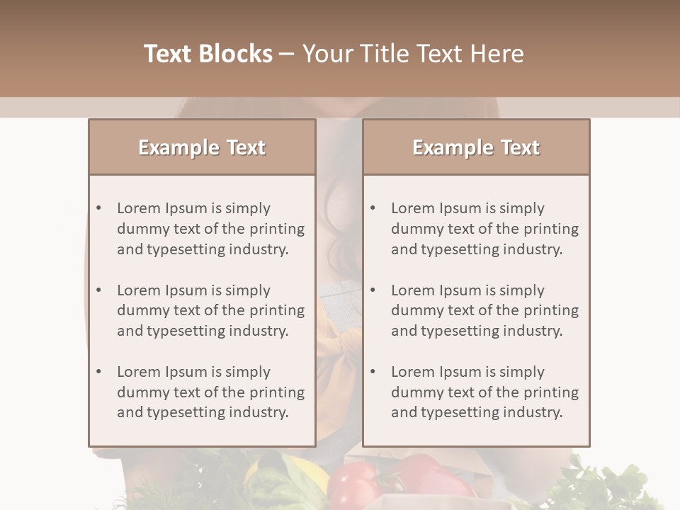 Isolated Paper Female PowerPoint Template