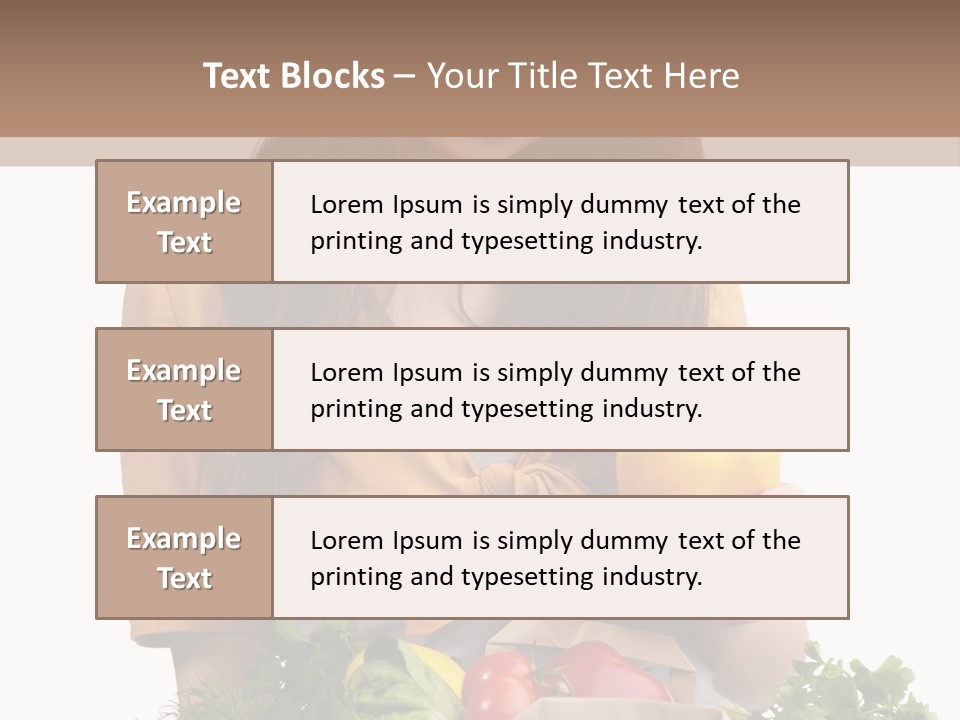 Isolated Paper Female PowerPoint Template