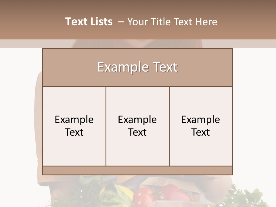 Isolated Paper Female PowerPoint Template