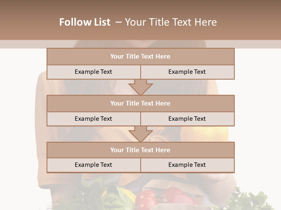 Isolated Paper Female PowerPoint Template