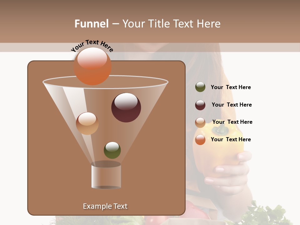 Isolated Paper Female PowerPoint Template
