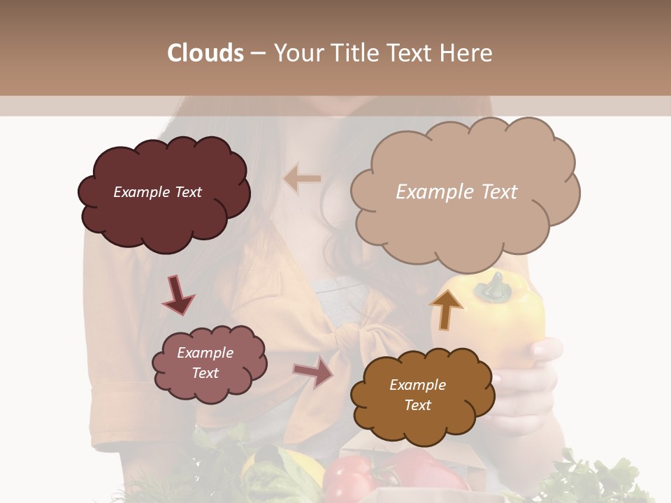 Isolated Paper Female PowerPoint Template