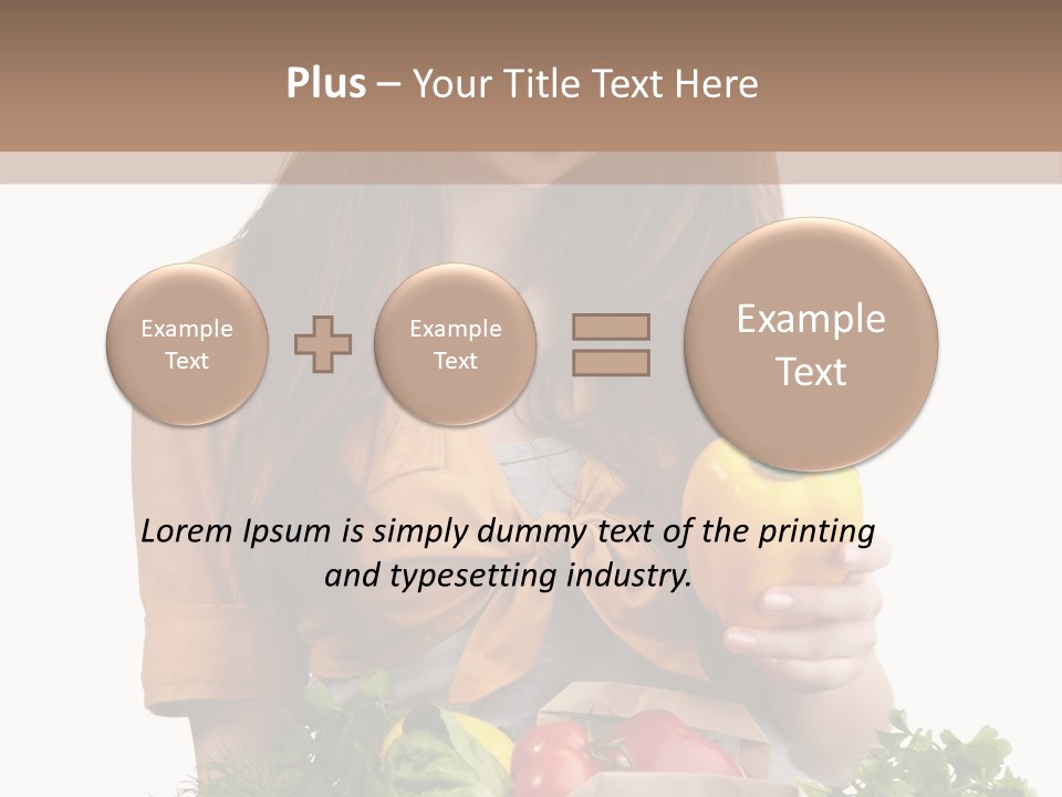 Isolated Paper Female PowerPoint Template