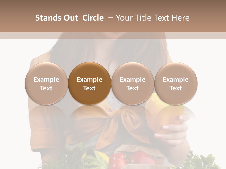 Isolated Paper Female PowerPoint Template