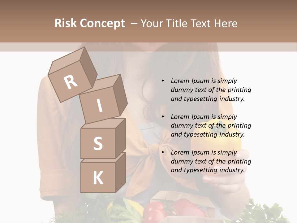 Isolated Paper Female PowerPoint Template