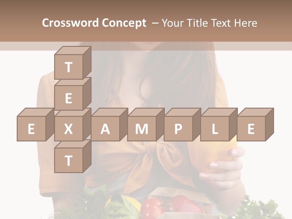 Isolated Paper Female PowerPoint Template