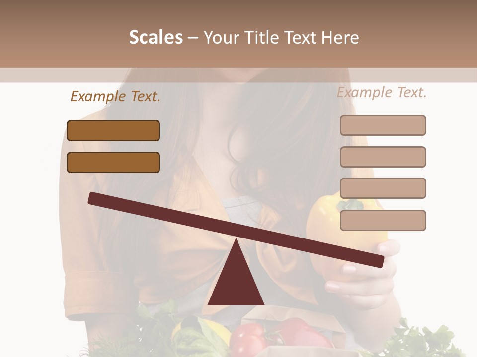 Isolated Paper Female PowerPoint Template
