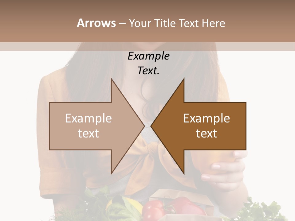 Isolated Paper Female PowerPoint Template