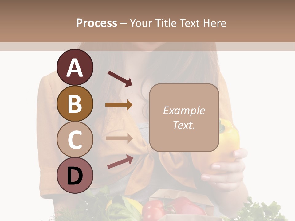 Isolated Paper Female PowerPoint Template