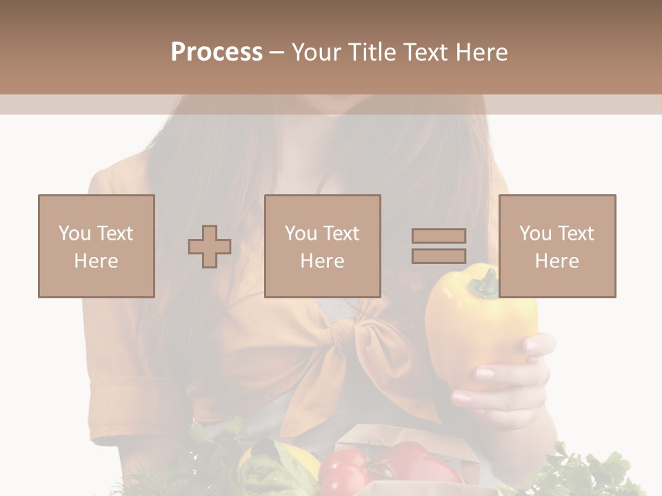 Isolated Paper Female PowerPoint Template
