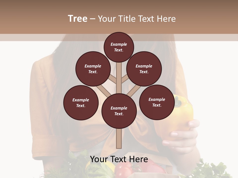 Isolated Paper Female PowerPoint Template