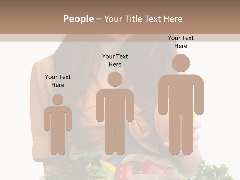 Isolated Paper Female PowerPoint Template