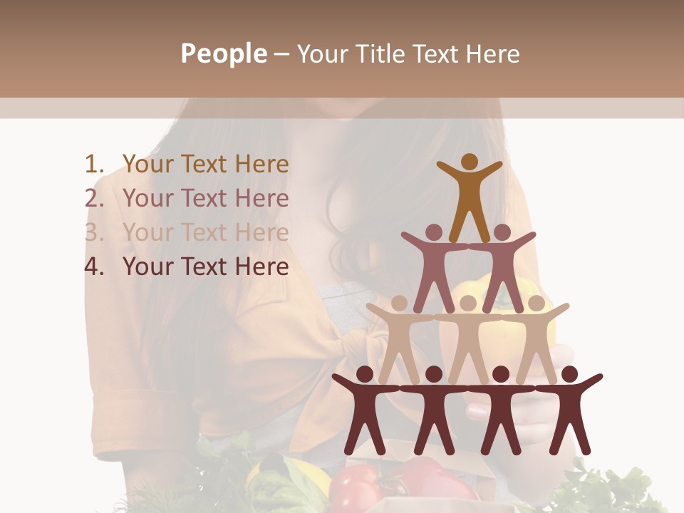 Isolated Paper Female PowerPoint Template