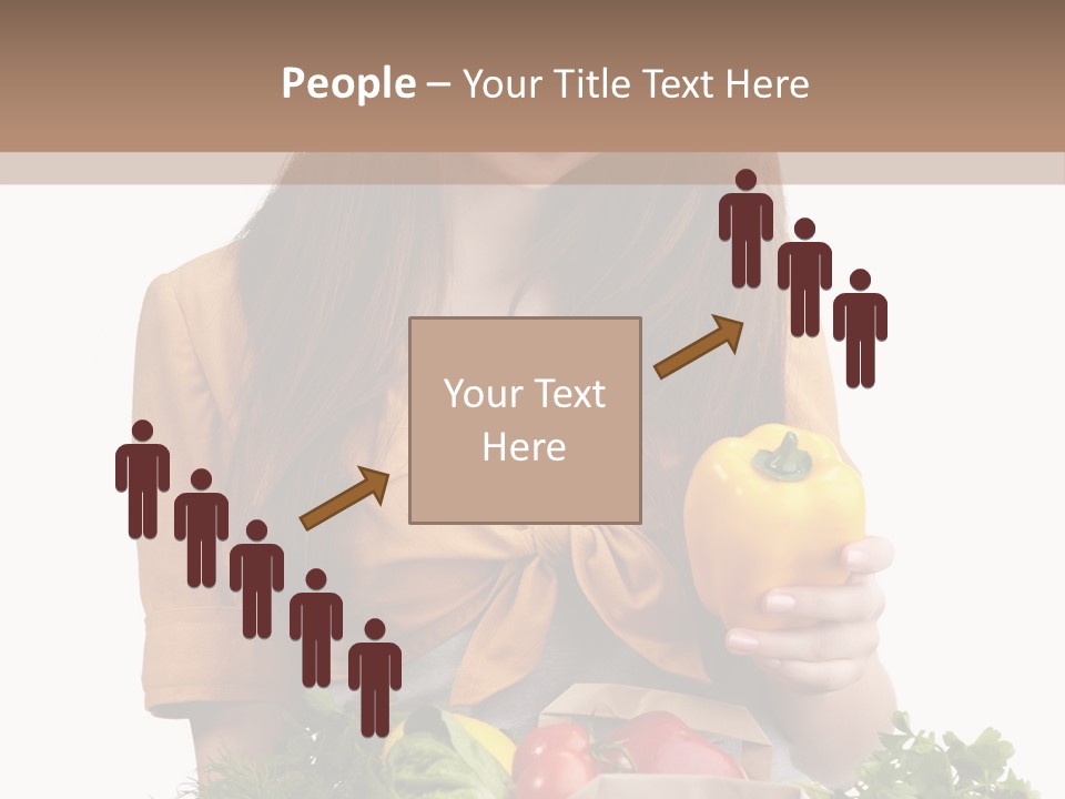 Isolated Paper Female PowerPoint Template