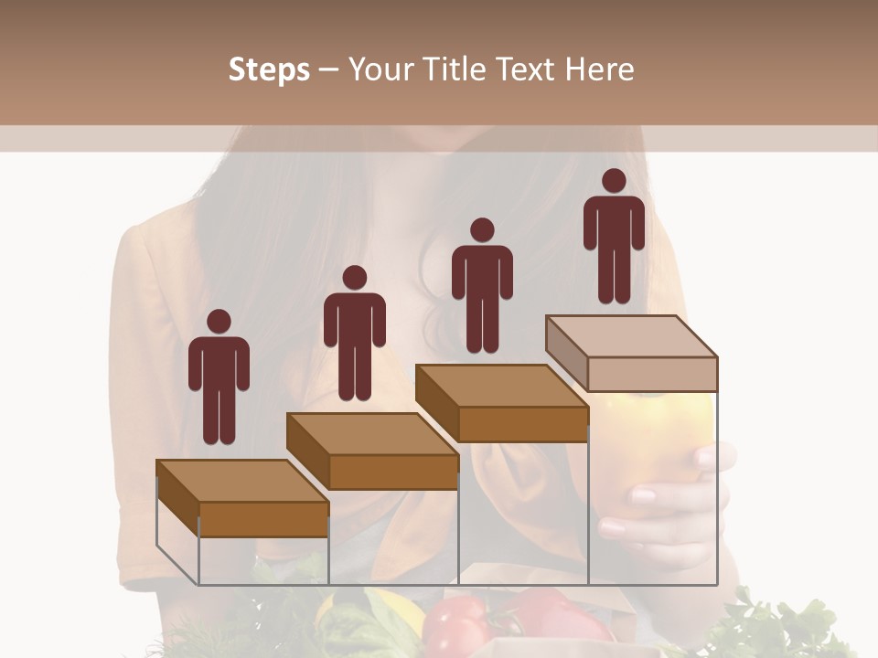 Isolated Paper Female PowerPoint Template