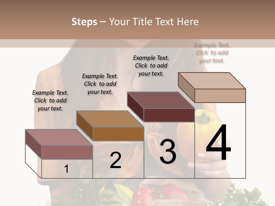 Isolated Paper Female PowerPoint Template