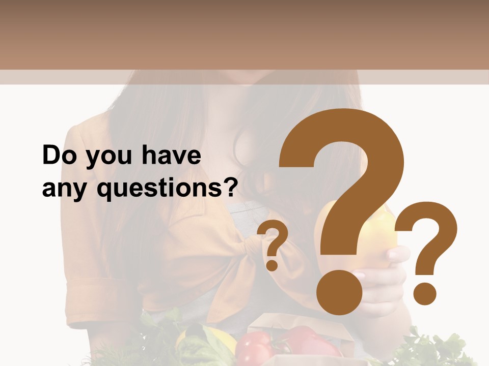 Isolated Paper Female PowerPoint Template