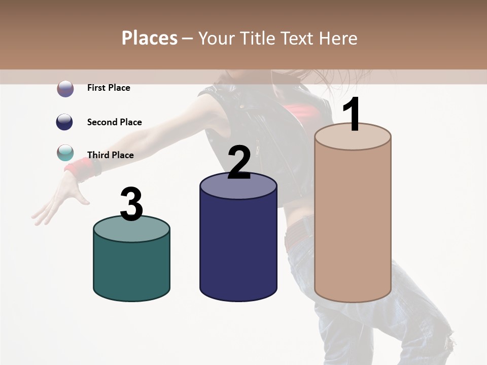 Action Human Breakdance PowerPoint Template