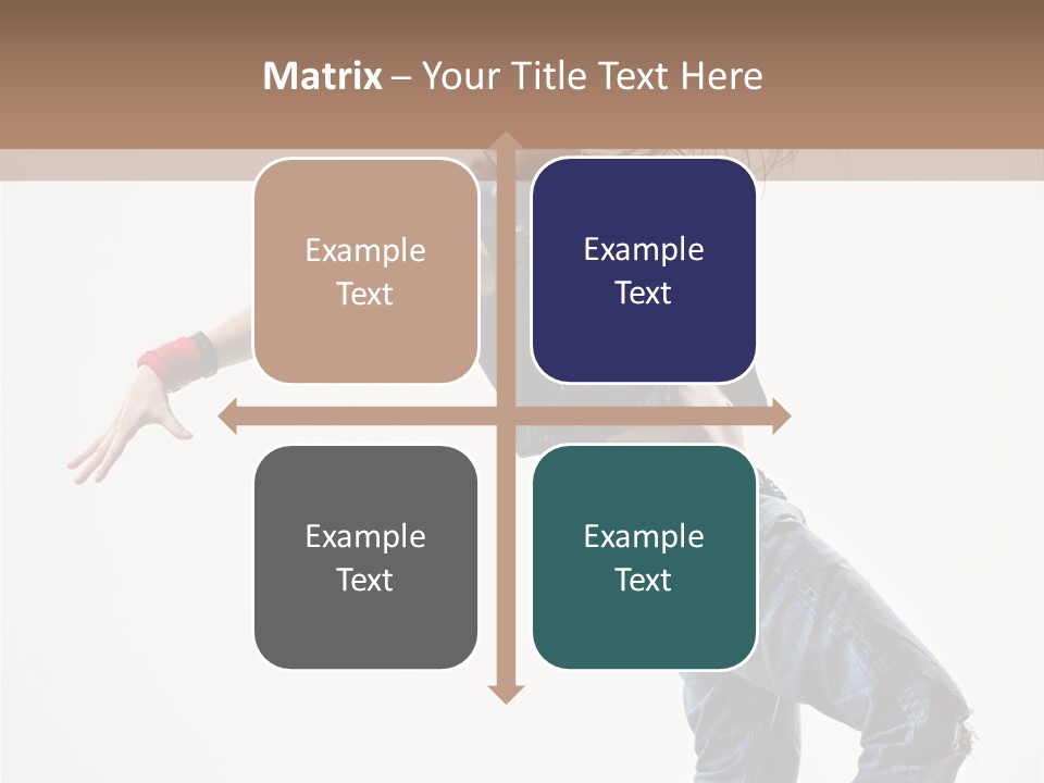 Action Human Breakdance PowerPoint Template