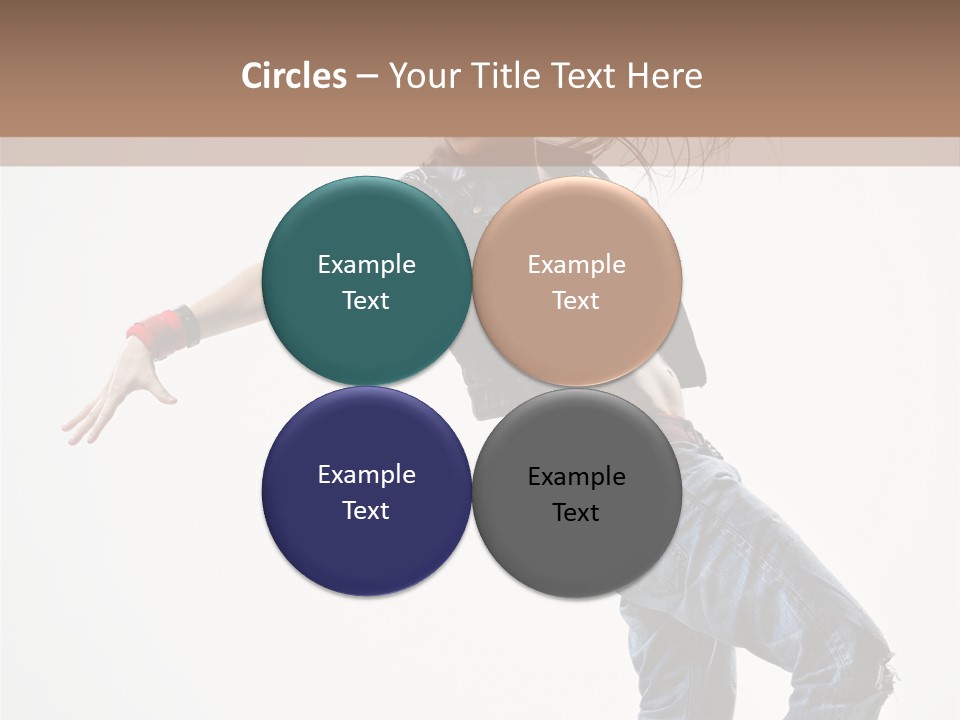 Action Human Breakdance PowerPoint Template