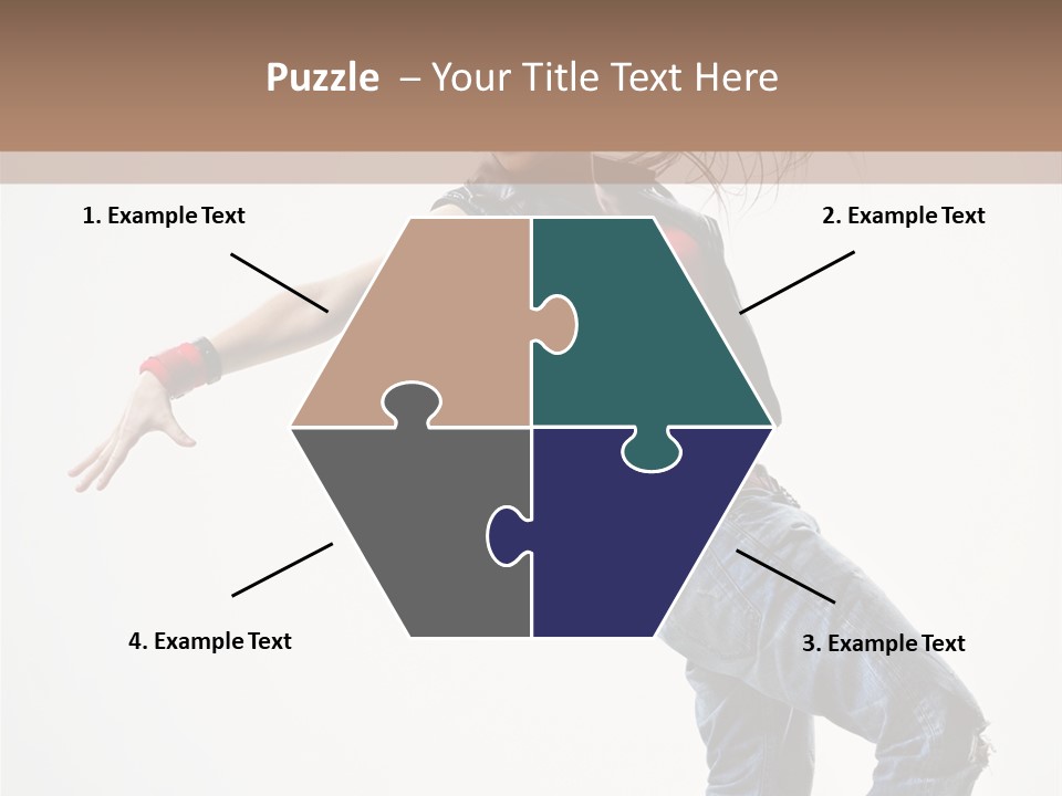 Action Human Breakdance PowerPoint Template