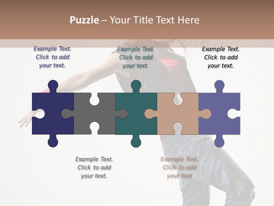 Action Human Breakdance PowerPoint Template